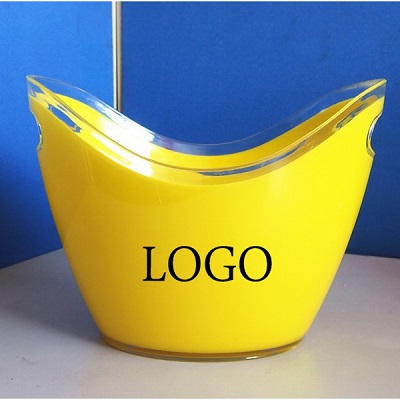 Double-Layer Plastic Ice Bucket