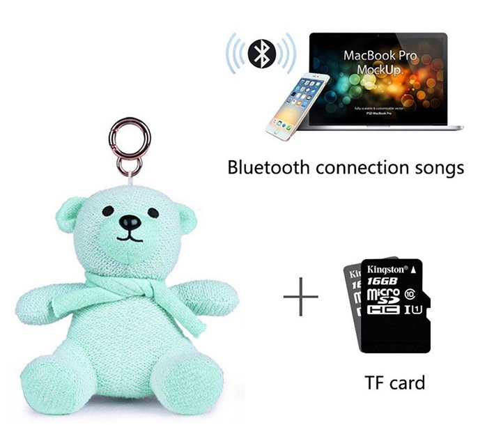 Portable Bluetooth Mini Speaker Teddy Bear Toy