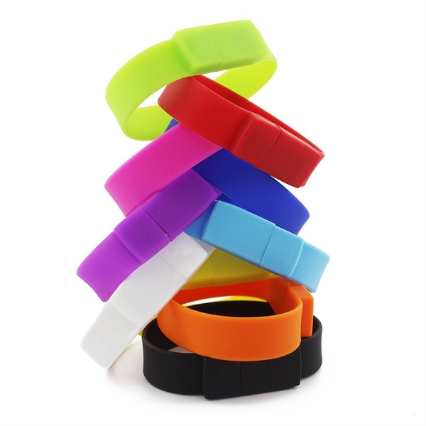 USB Silicone Bracelet Wristbands