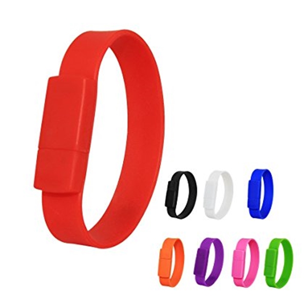 USB Silicone Bracelet Wristbands