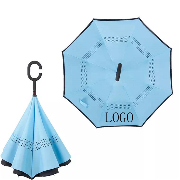 Umbrella with C-Shaped Handle
