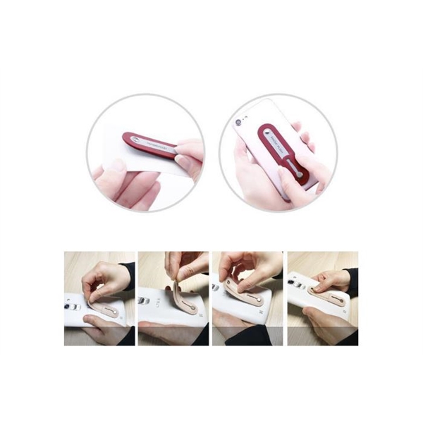 Silicone Cell Phone Finger Ring Grip Stand