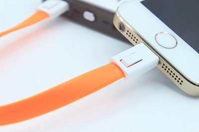Charging Cable 20CM Noodle Flat Keychain