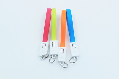 Charging Cable 20CM Noodle Flat Keychain