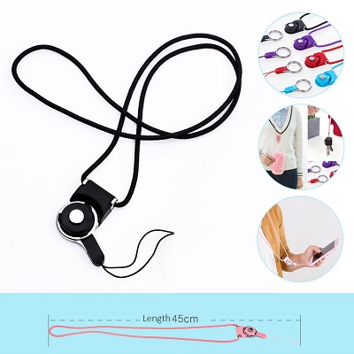 Rotatable and Detachable Universal Colorful Phone Lanyard