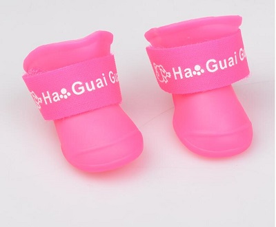 Waterproof Dog Rain Boots with Candy Colors
