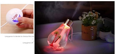 USB Ultrasonic Bulb Humidifier