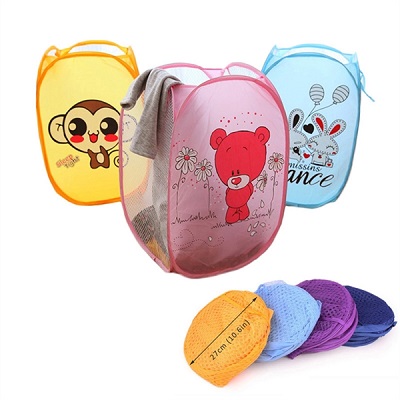 Folding Dirty Clothing Laundry Bucket Storage Basket