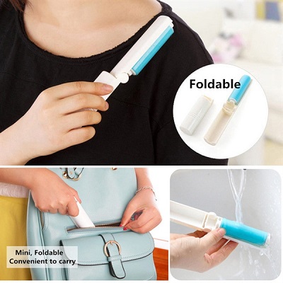 Travel Portable Washable Lint Sticky Roller