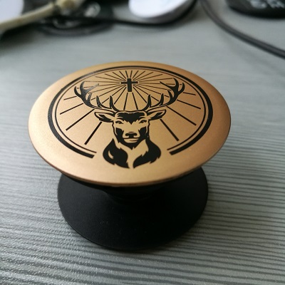 Aluminum alloy Repositionable Phone Stand with OEM Logo