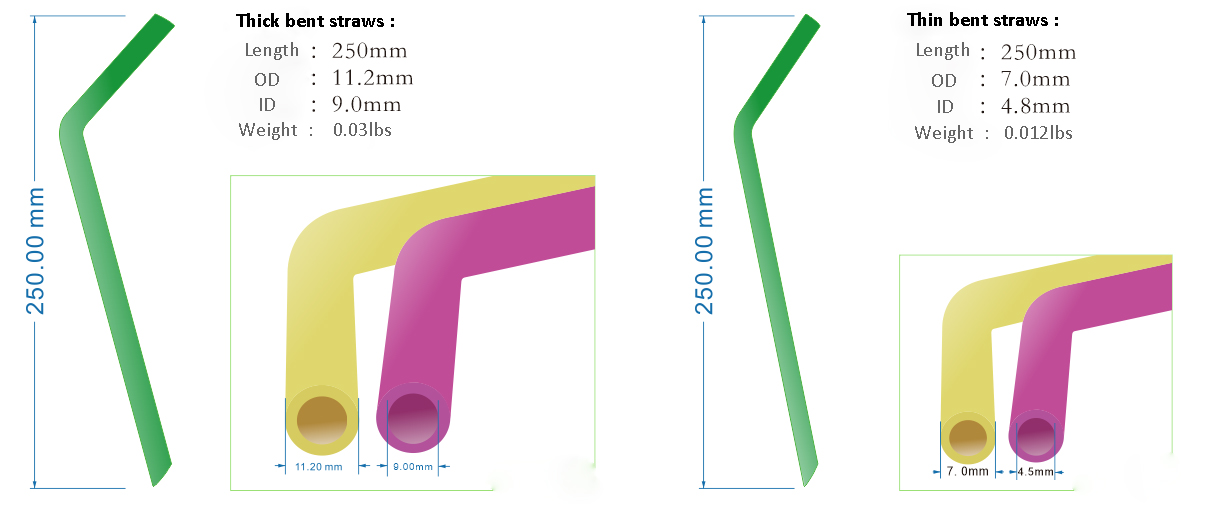 Flexible Folding Reusable Silicone Drinking Straws