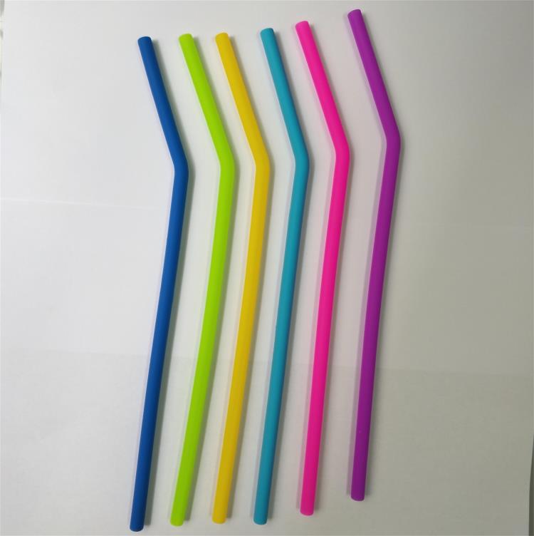 Flexible Folding Reusable Silicone Drinking Straws