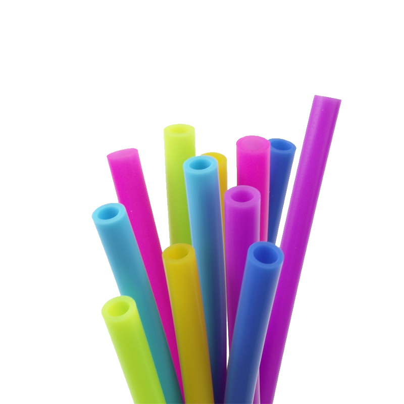Flexible Folding Reusable Silicone Drinking Straws