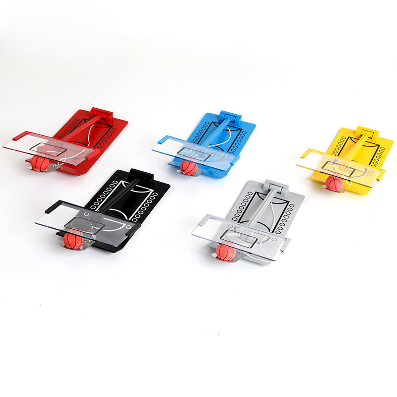 Mini desktop basketball shooting hoop