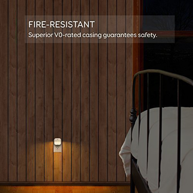 Multi-Function Night Light Sensor Switch Box with Warm/White LED for Bedroom/Bathroom/Kitchen