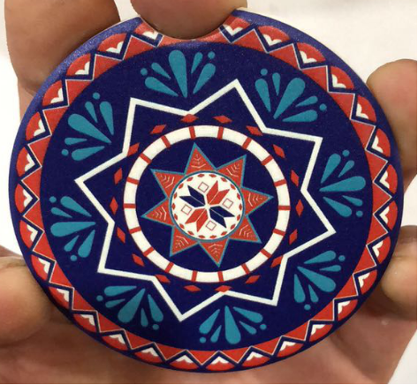 Absorbent Ceramic Car Coaster