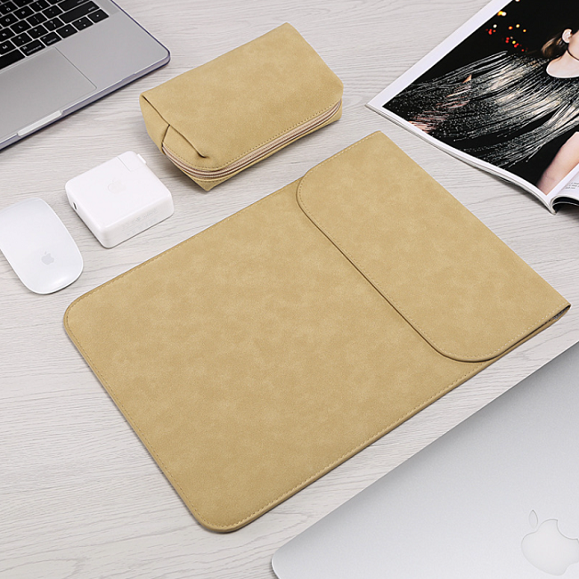 PU Laptop Sleeve with power sleeve for Mac Book air