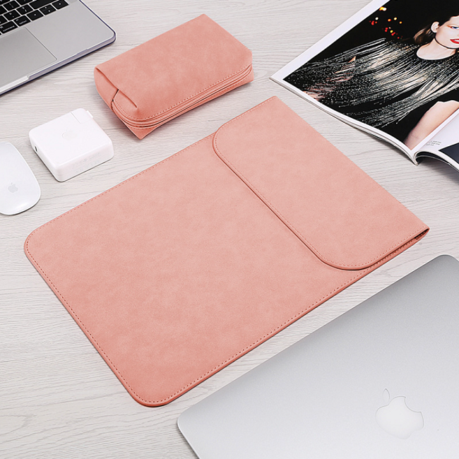 PU Laptop Sleeve with power sleeve for Mac Book air