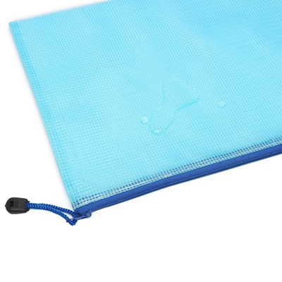 Colorful Translucent Papers Bag With Zipper