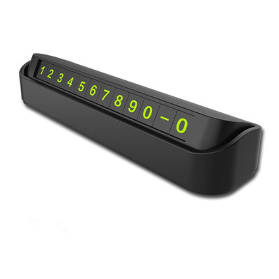 Phone Number Plate for Temporary Parking